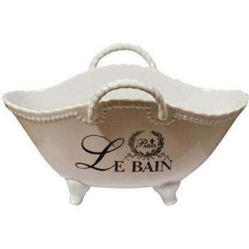 Set de 2 recipientes multiusos de porcelana Biscottini