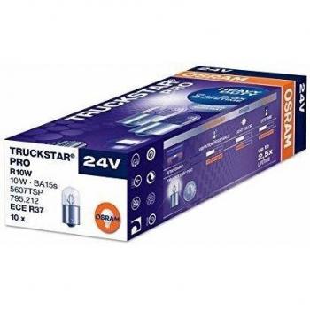Osram 5637TSP TRUCKSTAR Pro R10W, lámpara de luz intermitente, 24 V, 1 caja plegable