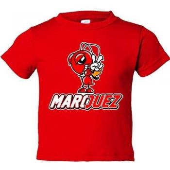 Camiseta niño Marquez hormiga - Rojo, 5-6 años