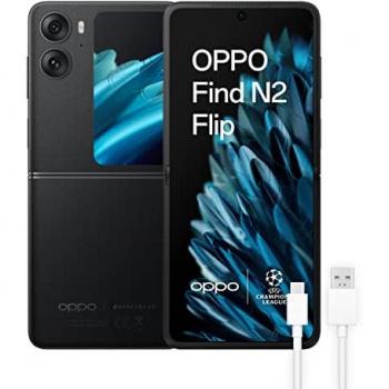 OPPO Find N2 Flip 5G Teléfono Móvil Plegable 8GB RAM, 256GB Almacenamiento, Cámara Principal 50MP + 8MP, Pantalla Externa Gigante, Batería de