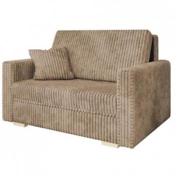 Sofá-cama Columbus 206 con caja de ropa de cama, dimensiones 133x85x98cm