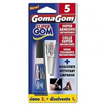 Gomagom No.5 Súper Adhesivo Instantáneo 3g + limpia adhesivos 1g - 16050