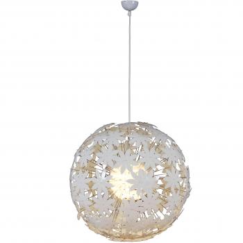 Lámpara Colgante Esférica YOUNG LIVING Blanca 1 Foco E27 100 cm de Altura x 55 cm de Diámetro