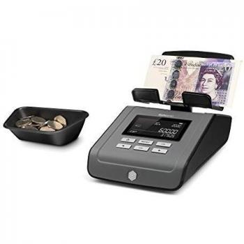 Safescan 6165 - Money counting scale for counting banknotes and coins , Black