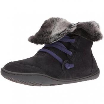 CAMPER Peu Suede Ankle Boots for Women - Black, Size 42/11