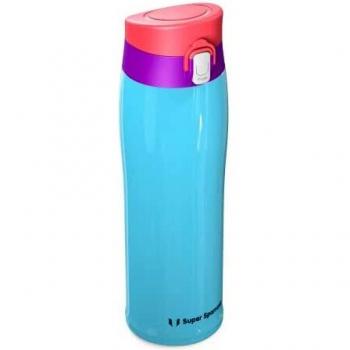 Super Sparrow Botella Agua Acero Inoxidable 18/10 - Botella Termica Ultraligero - 750ml - Termo Sin BPA, Botella Agua Niños, para Deporte, Viaje, Escuela, Exterior, Oficina, Hogar