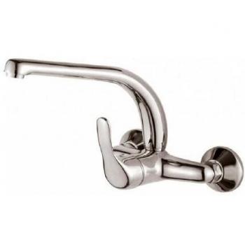 DP Grifería GPA001 Grifo Monomando de Pared Alto Tubo Manzanilla
