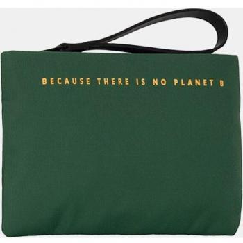 Bolso de mano Ecoalf Lupitaalf verde con cierre de cremallera