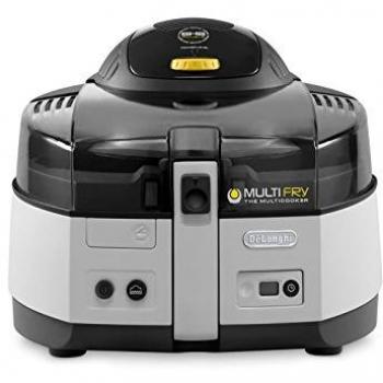 De'Longhi Multifry The Multicooker Classic FH1163 Robot de Cocina, 1400 W, Plástico, 4 Velocidades, Negro y Gris