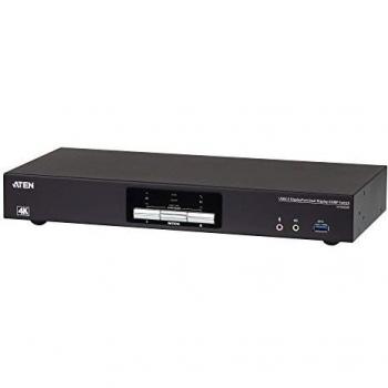 Aten Desktop Kvm 2p Usb3.0 Displayport Dual View Kvmp Sw cs