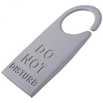 Propaganda tope para puerta-do no molestar, Gris