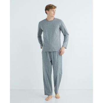 Pijama de hombre cálido de tela y punto Dustin