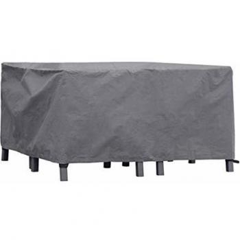 Funda Protectora para Conjunto de Jardín Perel - Tamaño XS - 140 x 140 x 70 cm - Color Negro