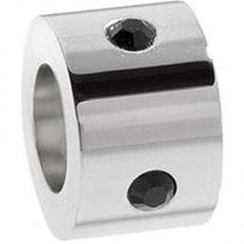 Abalorio de Acero para Hombre Sector SAAL27 en Color Plateado