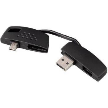 hama Lade-/Sync-Adapter Piccolino, Micro-USB - USB-A