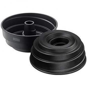 Molde Bundt Antiadherente Twister de Aluminio con Diseño Espiral (25 cm, 10.5 cm de altura)