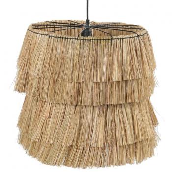 Lámpara de Techo DKD Home Decor Natural Metal 40 W Jute (40 x 40 x 53 cm)
