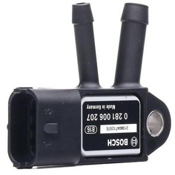 Sensor de presión de gases de escape BOSCH 0 281 006 207