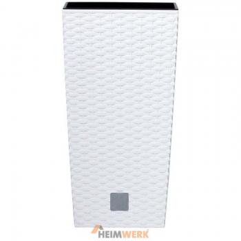 Maceta Prosperplast Rato 11,4L Blanca con Inserto para Riego