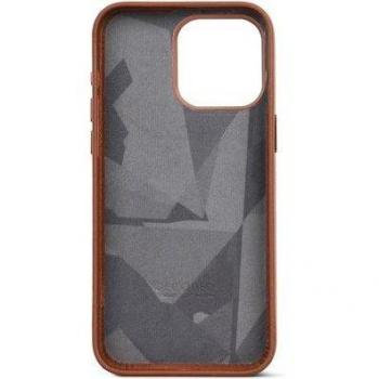 Funda de Cuero Decoded para iPhone 15 Pro Max con MagSafe, Color Marrón, Antishock