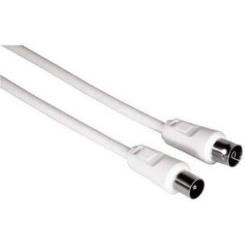 Hama 011900 - Cable de Antena, 1,5 m, Color Blanco