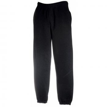 Pantalón de jogging unisex para niños Fruit of the Loom negro 14-15 años