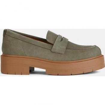 Mocasines Geox Spherica de mujer en ante con suela volumen