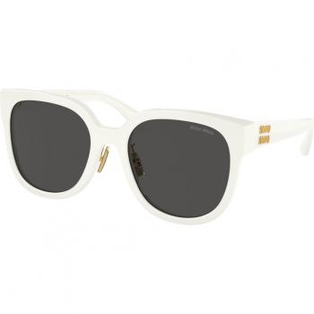 Miu Miu MU01ZS 1425S0 Women's Sunglasses White Size 55