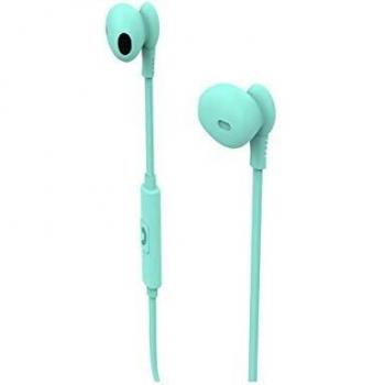 Muvit Auriculares estéreo M1C 3.5mm Turquesa