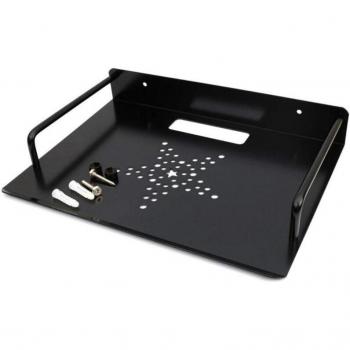 Soporte de Montaje en Pared de Aluminio Espacial para Accesorios de TV, Router Wifi y Mini Computadora