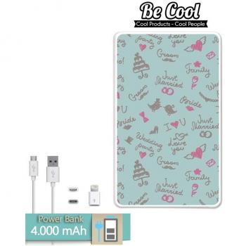 Becool® - Batería Externa Power Bank 4000 mah + Gratis 1 cable USB-MicroUsb