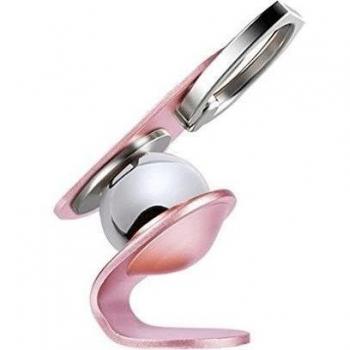 Teléfono del coche soporte multifuncional salpicadero pegar creativo anillo magnético soporte universal hebilla oro rosa