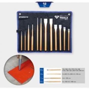 Juego de Cinceles y Puntas de 12 Piezas BT085010