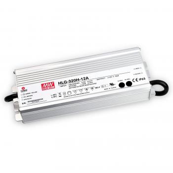 Fuente de Alimentación LED Mean Well HLG-320H-15A, 15V, 19A, 285W, Tensión Constante, Corriente Constante, Protección contra Sobrecarga, IP65