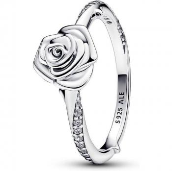 Anillo en Plata de Ley Rosa Floreciendo 48
