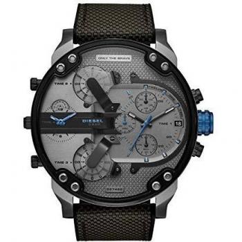 Diesel Mens Analogue Quartz Watch with Nylon Strap DZ7420
