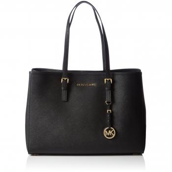 Michael Kors Jet Set Travel Large East West Tote Bolso totes, Mujer, Negro