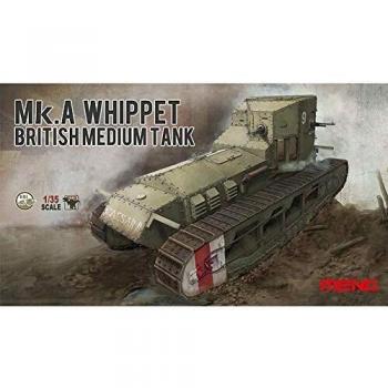 MENG Kit para Construir maqueta 1:35 del Tanque británico MK. A Whippet, Multicolor