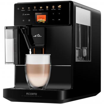 Cafetera Espresso Automática ETA Acorto 9180 90000 - 1400 W, Presión de bomba 19 bar, Espumador de leche incorporado, Color Negro