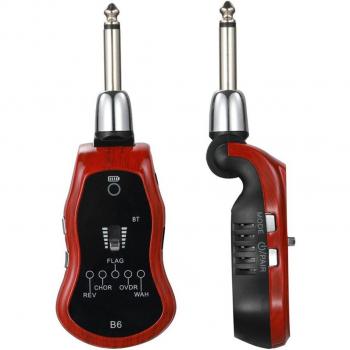 Mini amplificador inalámbrico para guitarra eléctrica con 5 efectos y audio de 6 canales para bajo eléctrico