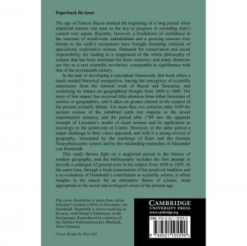 Empirismo y Pensamiento Geográfico: De Francis Bacon a Alexander von Humboldt (Estudios Geográficos de Cambridge, Volumen 15)