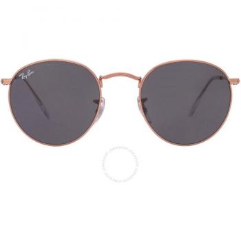 Ray-Ban RB3447 Round Metal Asian Fit 9202B1 Men's Sunglasses Gold Size 50