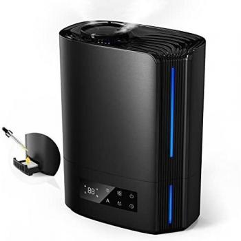 CONOPU Humidificador Aceites Esenciales 6L, humidificador ultrasónico de temperatura constante para el hogar con tres modos, silencioso con múltiples modos de humedad y funciones de tiempo, OZJ21S07