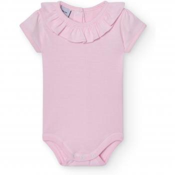 Pack de 2 bodys de bebé Babidu cuello volante manga corta 1x1