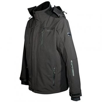 DEPROC Active Hombre Chaqueta De Invierno Y Esquí de softshell chaqueta para chicopee, hombre, Softshell-Skijacke und Winterjacke für CHICOPEE, negro