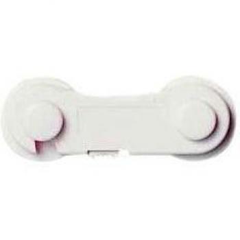 Tigex 80601259 - Pack de 2 bloqueadores para puertas de armario, color blanco