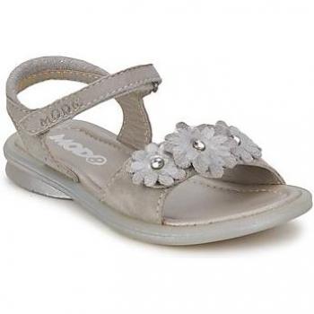 Sandalias Mod'8 JUKA para niña en color plata