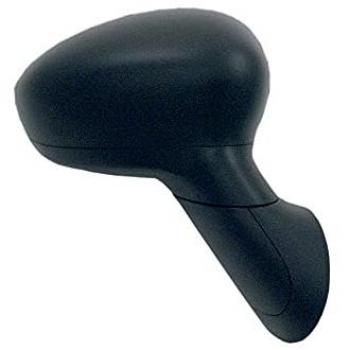 Retrovisor Alkar 6128933 - Espejo retrovisor exterior para automóvil, diseño específico para vehículos, incluye soporte de montaje, acabado en negro, vidrio templado y ajuste manual