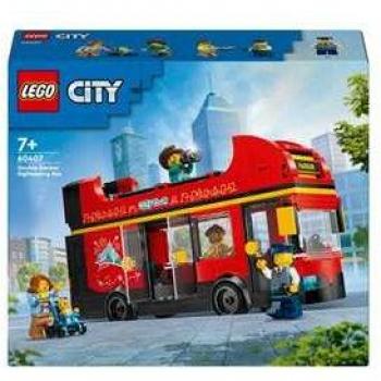 LEGO City 60407 Autobús Turístico Rojo de Dos Plantas