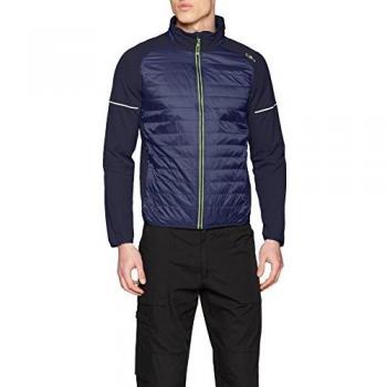 CMP Chaqueta Primaloft, todo el año, hombre, color negro / azul, tamaño large